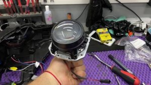 Замена линз Ягуар XF на Bi Led модули MTF Laser Jet. Замена стекол фар на новые, бронирование.