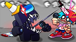 ЧЕРНЫЙ ИМПОСТЕР vs Friday Night Funkin Просто Нереальный Сложный Мод VS BLACK IMPOSTER Among Us