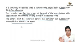 Lec-1.4 Compiler, Interpreter & Assembler | Language Processor | C Language Tutorial For Beginners