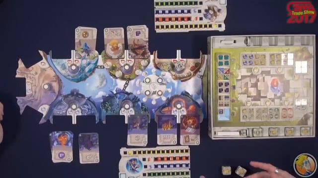 Dice Forge — game preview at GAMA Trade Show 2017 смотреть онлайн