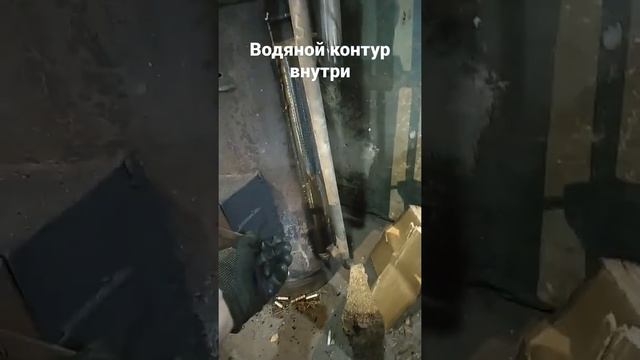 Буржуйка с водяным контуром