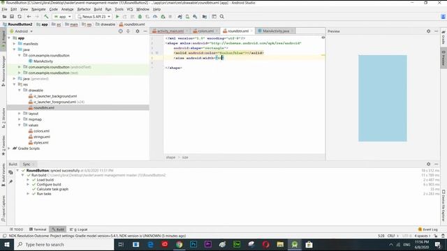 Custom Circle/Round Button in Android Studio | Custom Round ImageButton in XML смотреть онлайн