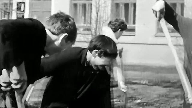 1970 год. Тюмень. Благоустройство площади у училища искусств.
