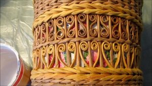 Плетение самовара из газетных трубочек. Урок 4.  Промежуточная грунтовка самовара.