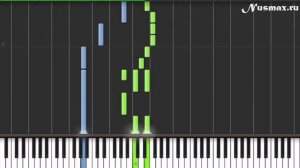 Максим - Знаешь ли ты Piano Tutorial (Synthesia + Sheets + MIDI)