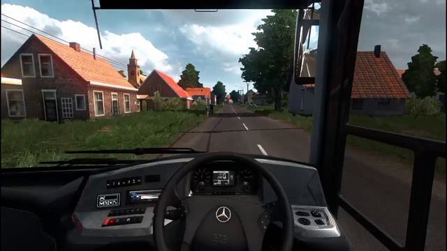 Euro truck simulator 2 | Mercedes Benz Bus Mod Gameplay In Euro Truck Simulator 2 | #ets2 смотреть онлайн