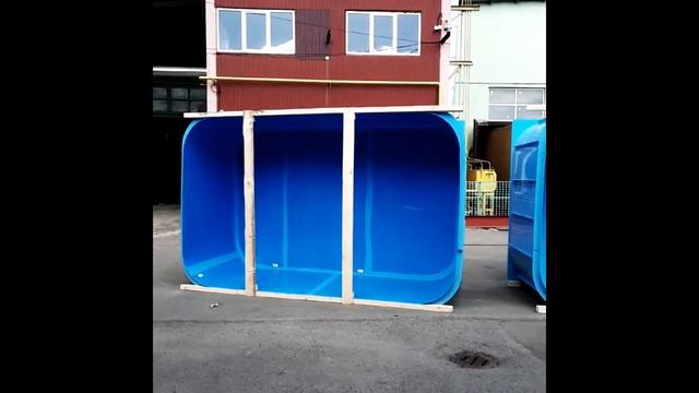 Погрузка полипропиленовых бассейнов смотреть онлайн