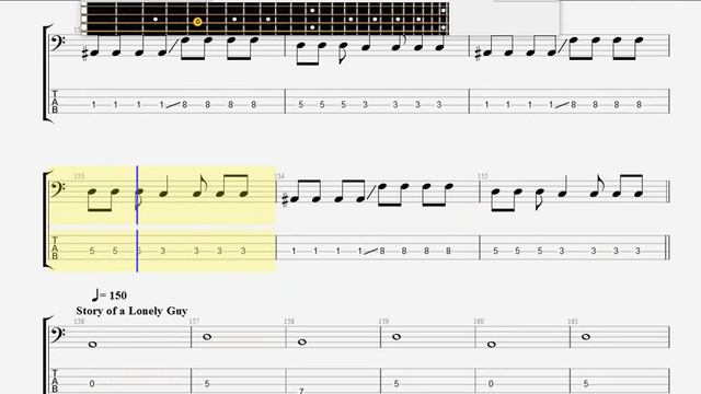 Blink 182   BlinkMix BASS GUITAR TABLATURE смотреть онлайн