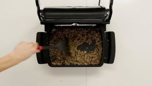 Пармантье с языком в Tefal Optigrill+ GC712 с насадкой для запекания XA7228