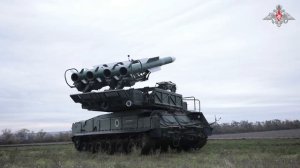 Боевая работа Бук-М2 и Бук-М3 в зоне СВО
