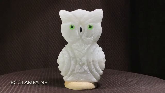 Соляная лампа Сова 2D смотреть онлайн