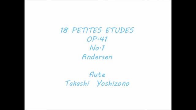 18 Petites Etudes for Flute no.1/Andersen смотреть онлайн