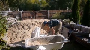 Утепление потолка опилками
