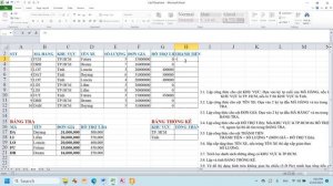 Bài tập 7 - Excel