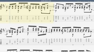 Guitar TAB - Baden Powell : Samba Do Aviao | Tutorial Sheet Lesson #iMn