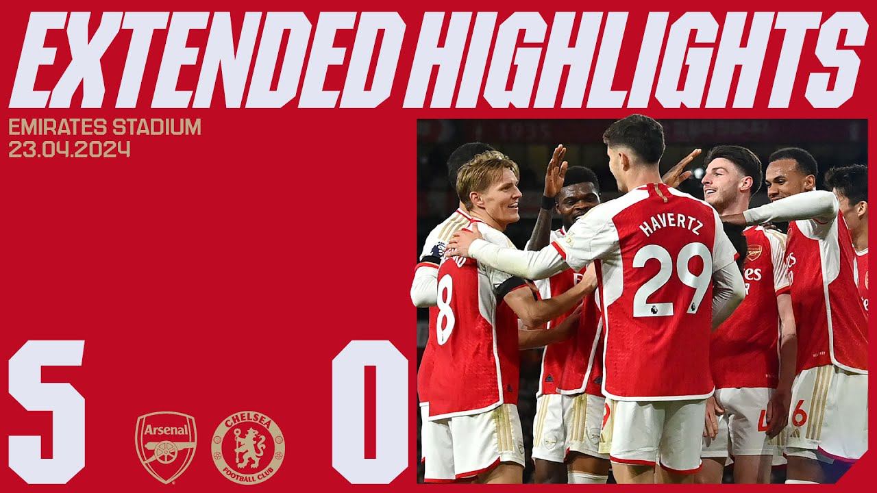 EXTENDED HIGHLIGHTS | Arsenal vs Chelsea (5-0) | Trossard, White (2), Havertz (2)