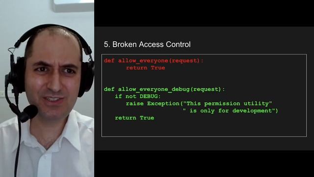 Ronnie Sheer: OWASP Top 10 in 20   Application Security for the average Pythonista
