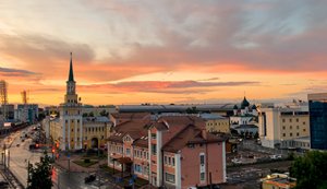 Закаты и рассветы. Ярославль. Таймлапс облака. Sunsets and sunrises. Timelapse clouds..