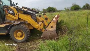 ❌Разработка целины экскаватором ?CAT 428 и БДТ-3?