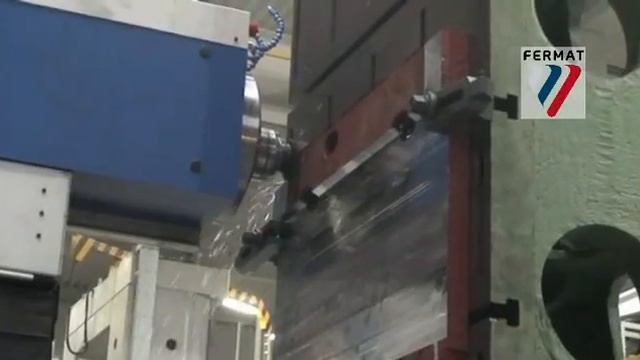 FERMAT Горизонтально-расточной станок с поворотным столом WRFT 130 ЧПУ-Обработка задвижки смотреть онлайн