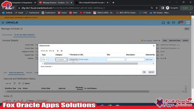 How to add attachment in AP Invoice in oracle fusion | Oracle Fusion Accounts Payables Invoice смотреть онлайн