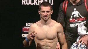 Gashimov vs Lineker Official Weigh-In