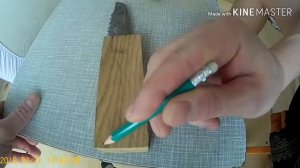 Дубовая рукоять на нож.