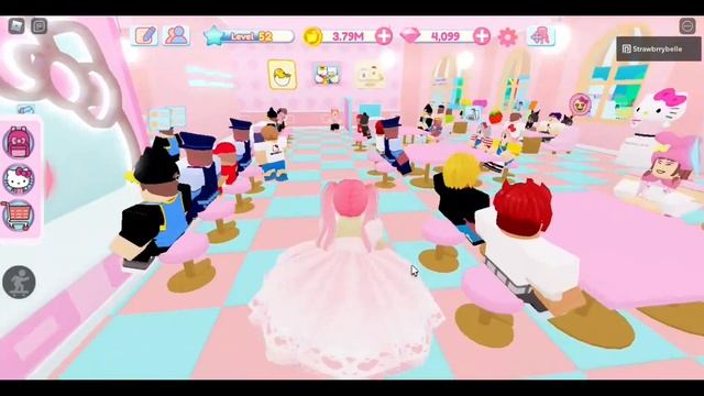 MY HELLO KITTY CAFE TOUR ♡ ROBLOX смотреть онлайн