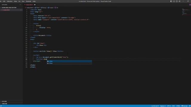 How to Create a Show/Hide Button with JavaScript - A Step-by-Step Tutorial