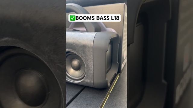 BOOMS BASS L18 #bass #creative #diy #duet #bluetooth #gadget #gaming #electronic #speaker #review