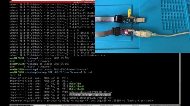 USBasp programmer firmware upgrade. Fix 'cannot set sck period' and unlock slow programming mode. смотреть онлайн