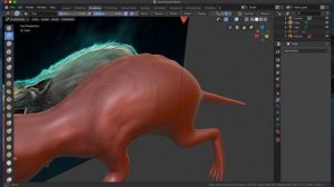 Лепим крысу в Blender 3D часть вторая.