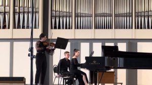 Григ. Соната для скрипки и фортепиано 1 (2,3ч)