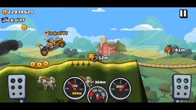 Hill Climb Racing 2 - New Vehicle RACING TRUCK Fully Upgraded смотреть онлайн