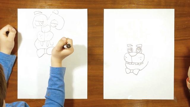 How to draw Freddy (Five Nights at Freddy's) смотреть онлайн