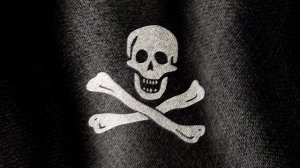 Футаж пиратский флаг. Футаж флаг череп и кости. Фон для видео