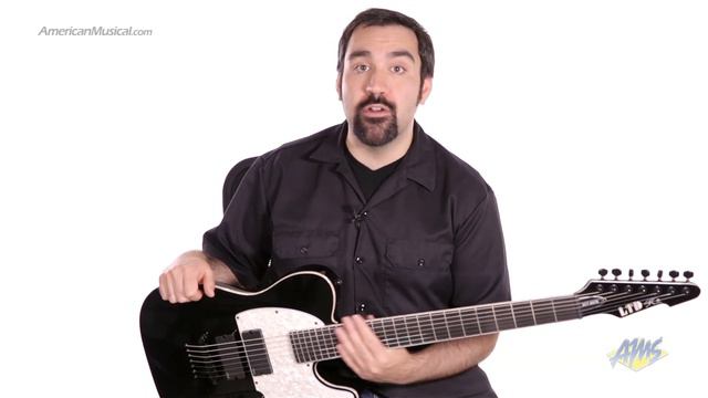 ESP LTD SCT-607B Stephen Carpenter Baritone Electric Guitar - ESP LTD SCT-607B смотреть онлайн