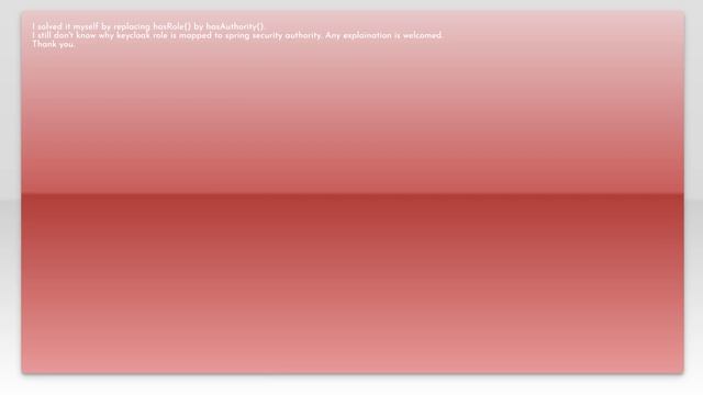 Keycloak Spring boot configuration смотреть онлайн