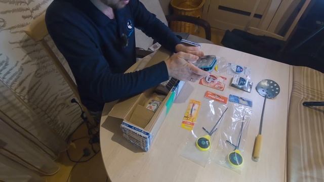 Распаковка посылки от fishingbaits.ru. Леска salmo и балансиры Lucky John смотреть онлайн