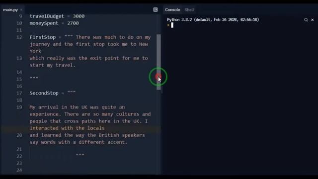 Python COURSE Quiz 02 - Travel summary project смотреть онлайн