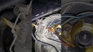 ремонт фары на mersedes w210 часть1