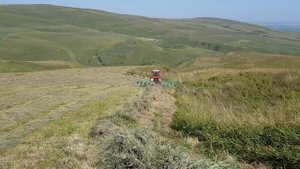 В работе грабли ворошилки солнышко сделанные своими руками на тракторе т25. Gti