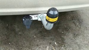 Фаркоп на Hyundai Santa Fe 2021- без подрезки бампера Motodor