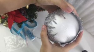 КАК СДЕЛАТЬ НОВОГОДНИЙ ШАР СВОИМИ РУКАМИ! СУПЕР НОВОГОДНИЙ НАБОР! DIY