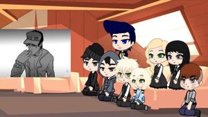 Реакция персонажей Tiny Bunny на JJBA Diamond Is Unbreakable