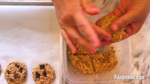 Овсяное печенье с бананом (без муки, сахара, яиц и масла) | Постное печенье из овсяных хлопьев