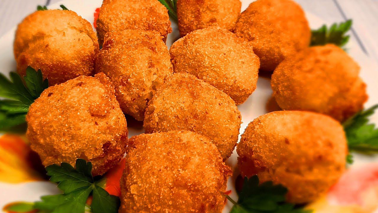 Картофельные шарики с сыром смотреть онлайн