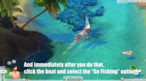 How To Boat Fishing - The Sims 4