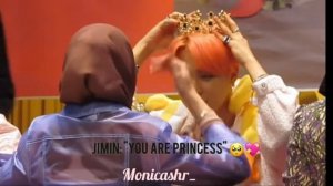 Удачливая фанатка стала принцессой Чимина??