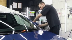 Lada Vesta полировка лобового стекла